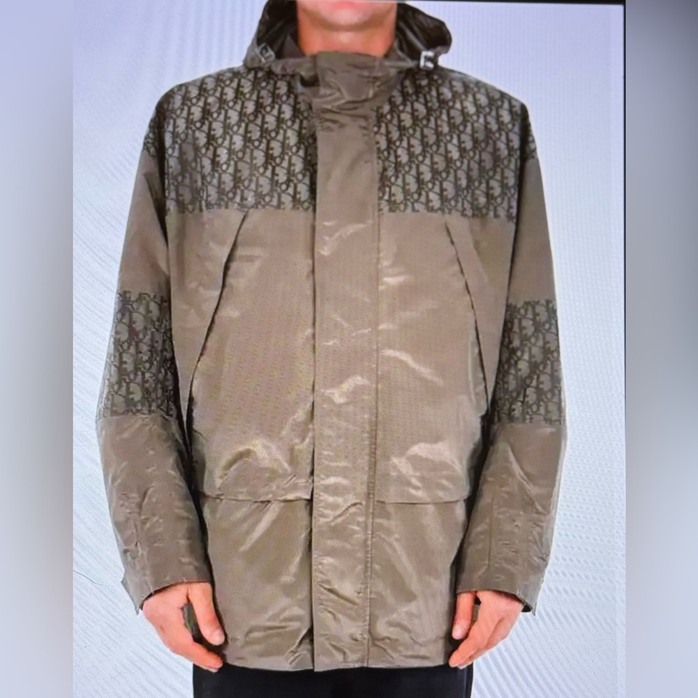 NWT Dior Oversized Oblique Hooded Parka
